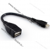USB OTG кабель-перехідник microUSB to USB. (підключення до телефону мишки, клавіатури, флешку та ін.)
